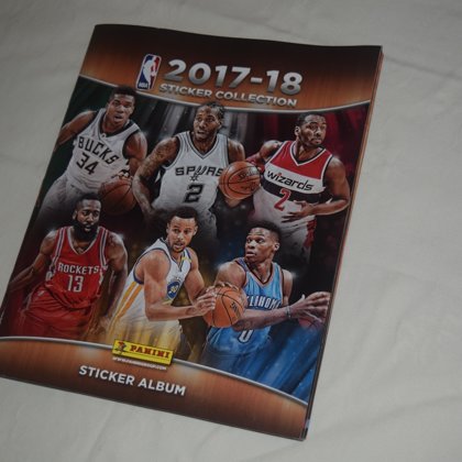 NBA 2017-2018 m. lipdukų albumas 