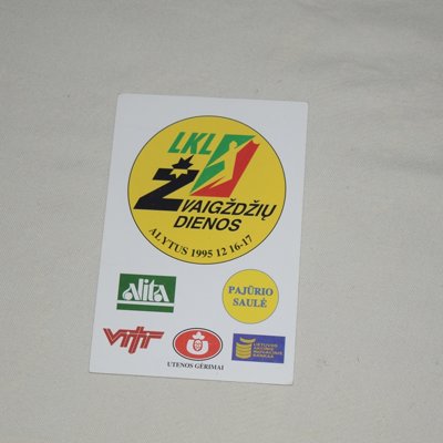LKL žvaigždžių dienos 1996 m. kalendoriukas